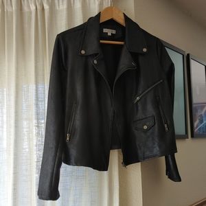 Coated Moto Jacket